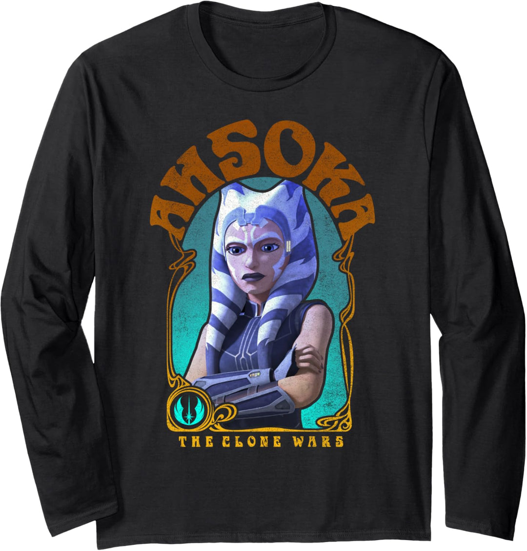 Star Wars: The Clone Wars Ahsoka Portrait Langarmshirt