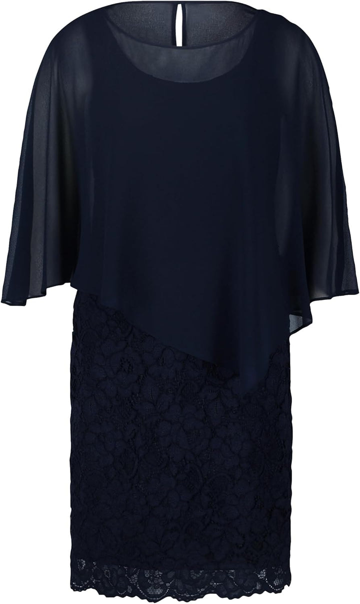 Vera Mont Damen Kleid, 36 Blau