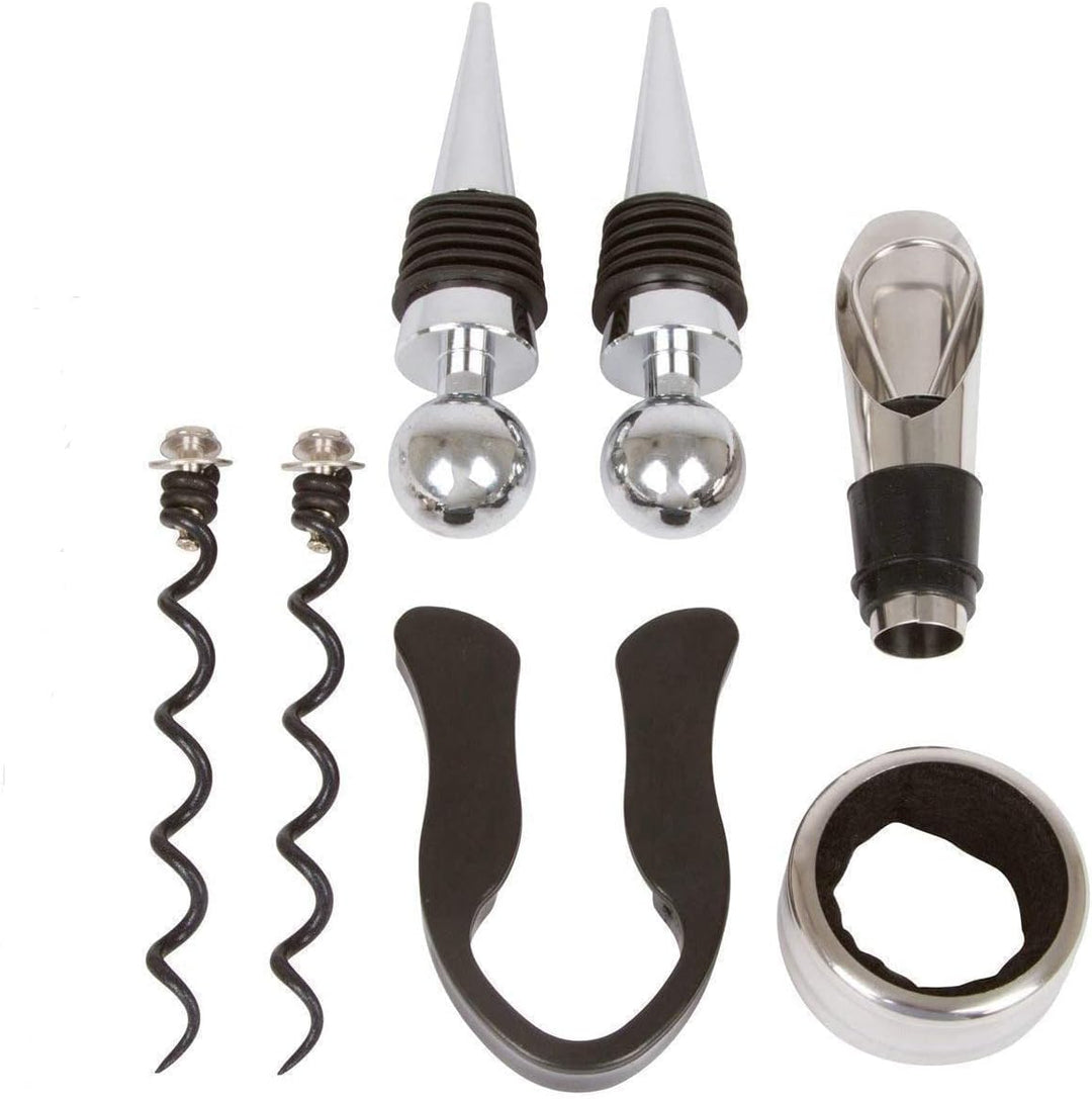 Korkenzieher Wein Set Weinöffner Set mit Geschenkbox Folienschneider und Flaschenöffner Corkscrew,Tr