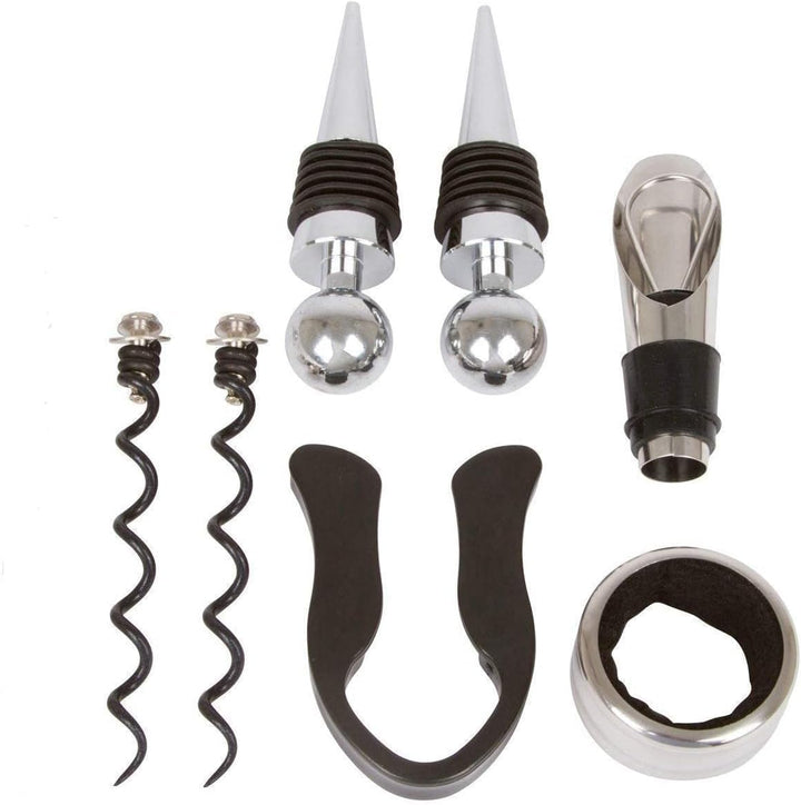 Korkenzieher Wein Set Weinöffner Set mit Geschenkbox Folienschneider und Flaschenöffner Corkscrew,Tr