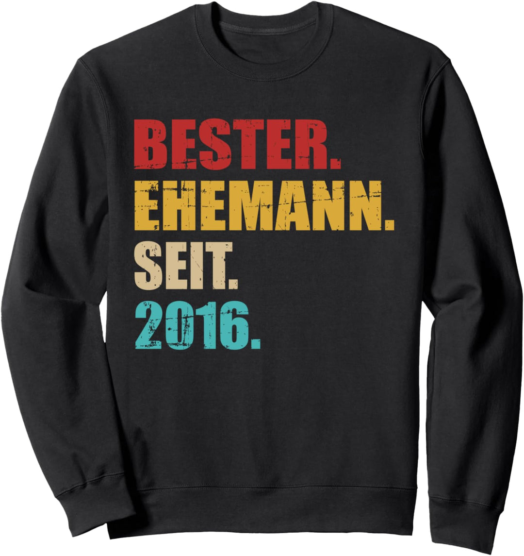 Bester Ehemann seit 2016 5. Hochzeitstag Sweatshirt