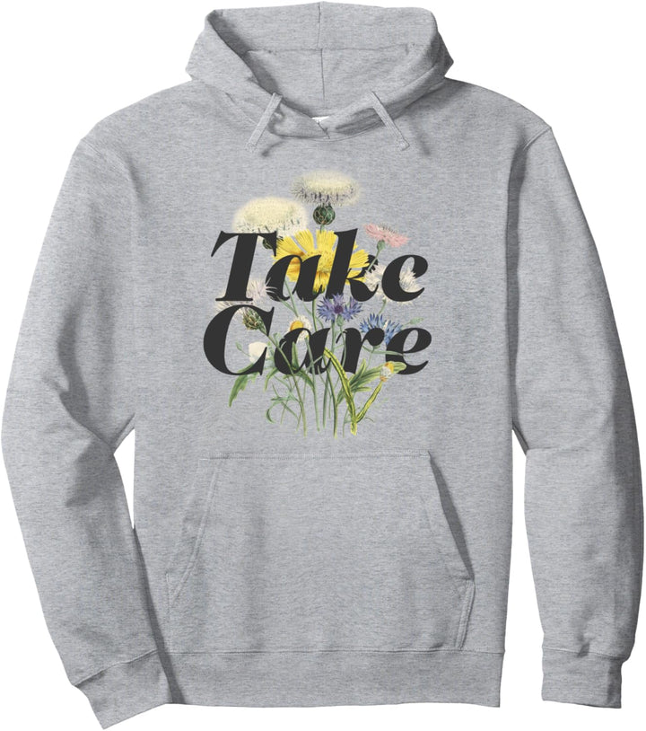 Trendy Fifth Sun Take Care Floral Pullover Hoodie