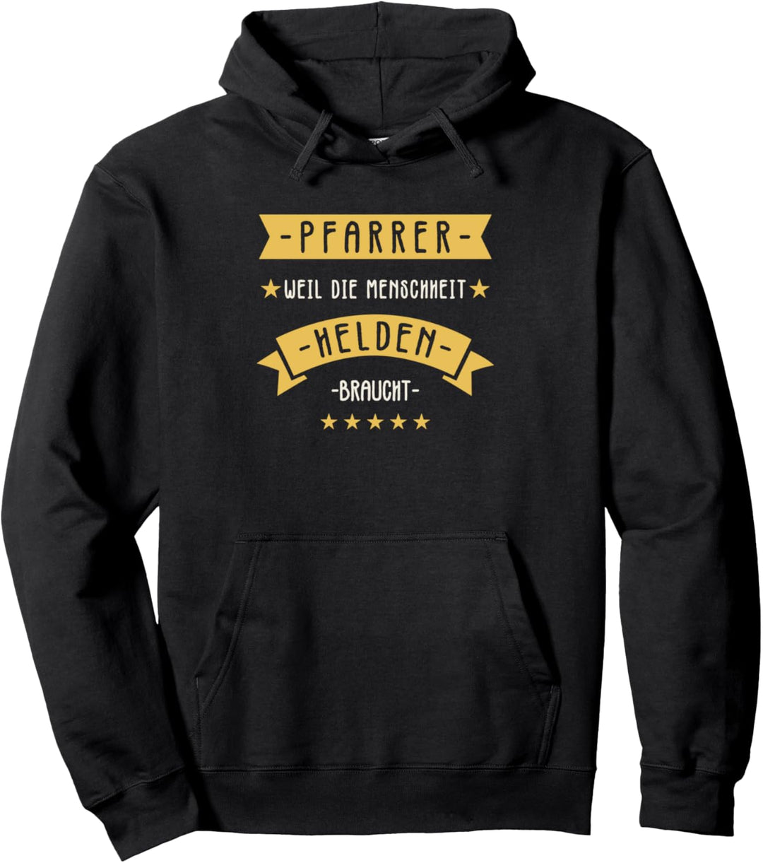 Pfarrer Helden Lustiger Spruch Priester Pullover Hoodie