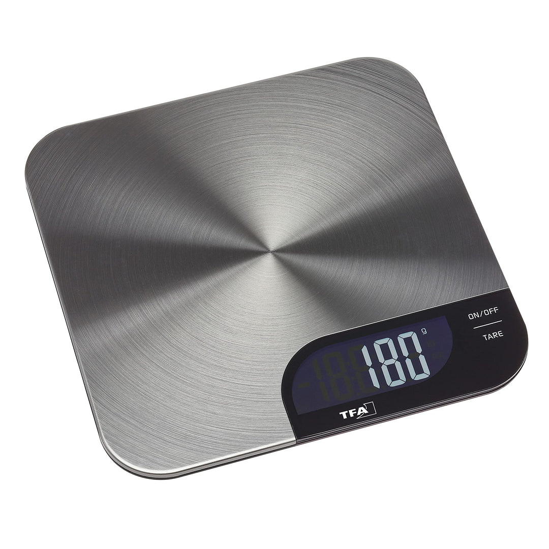 TFA Dostmann Küchenwaage digital Cheesecake, 50.2006.60, leicht zu reinigen, Tara-Zuwiegefunktion, r