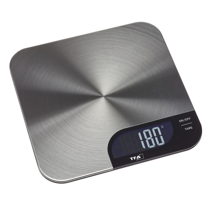 TFA Dostmann Küchenwaage digital Cheesecake, 50.2006.60, leicht zu reinigen, Tara-Zuwiegefunktion, r