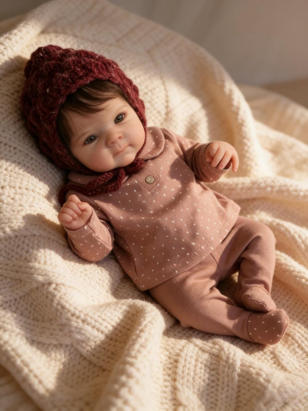 Zero pam lebensechte Silikon Reborn-Baby-Puppen Mädchen 45 cm realistische Neugeborene Babypuppen An