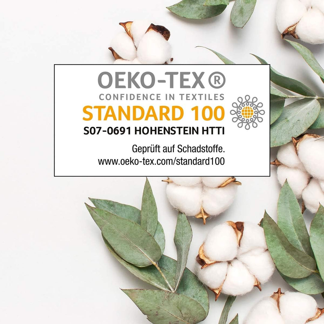 Julius Zöllner Bettwäsche 80x80+35x40 uni aquatic Uni Aquatic 80 x 80 + 35 x 40 cm, Uni Aquatic 80 x