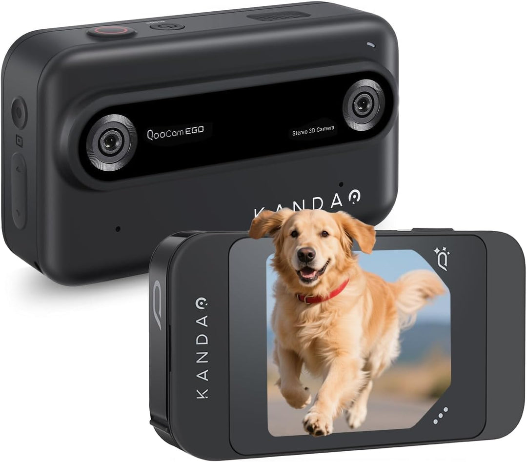 KanDao 3D Sofortbildkamera, 4K 60fps Capture Stereoskopische Kamera, 6,5 cm Touchscreen, IMU Bildsta