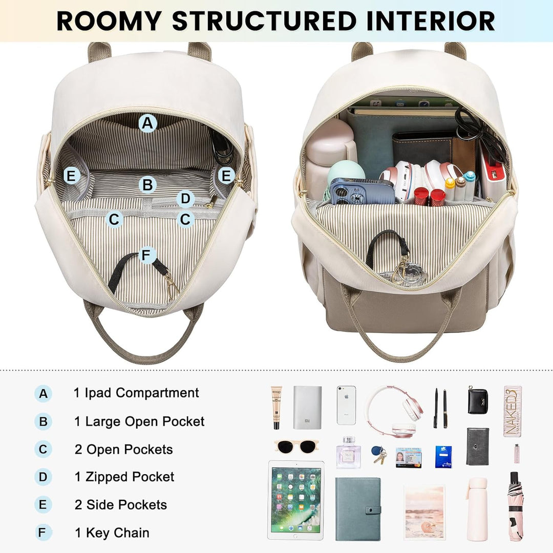 LOVEVOOK Kleiner Rucksack Damen Klein Cityrucksack Handtasche 2 in 1 Wasserdicht Tagesrucksack Mini