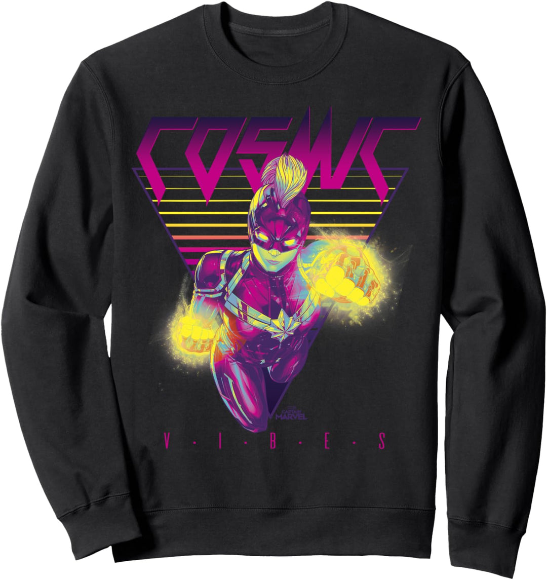 Captain Marvel Cosmic Vibes Portrait Sweatshirt