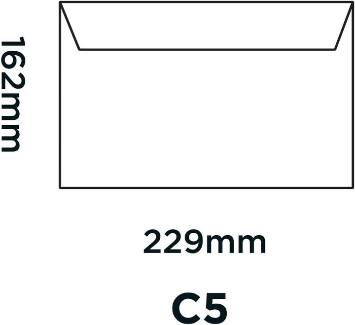 Blake Creative Colour 314 Farbige Briefumschläge Haftklebung Tiefschwarz C5 162 x 229 mm 120 g/m² |