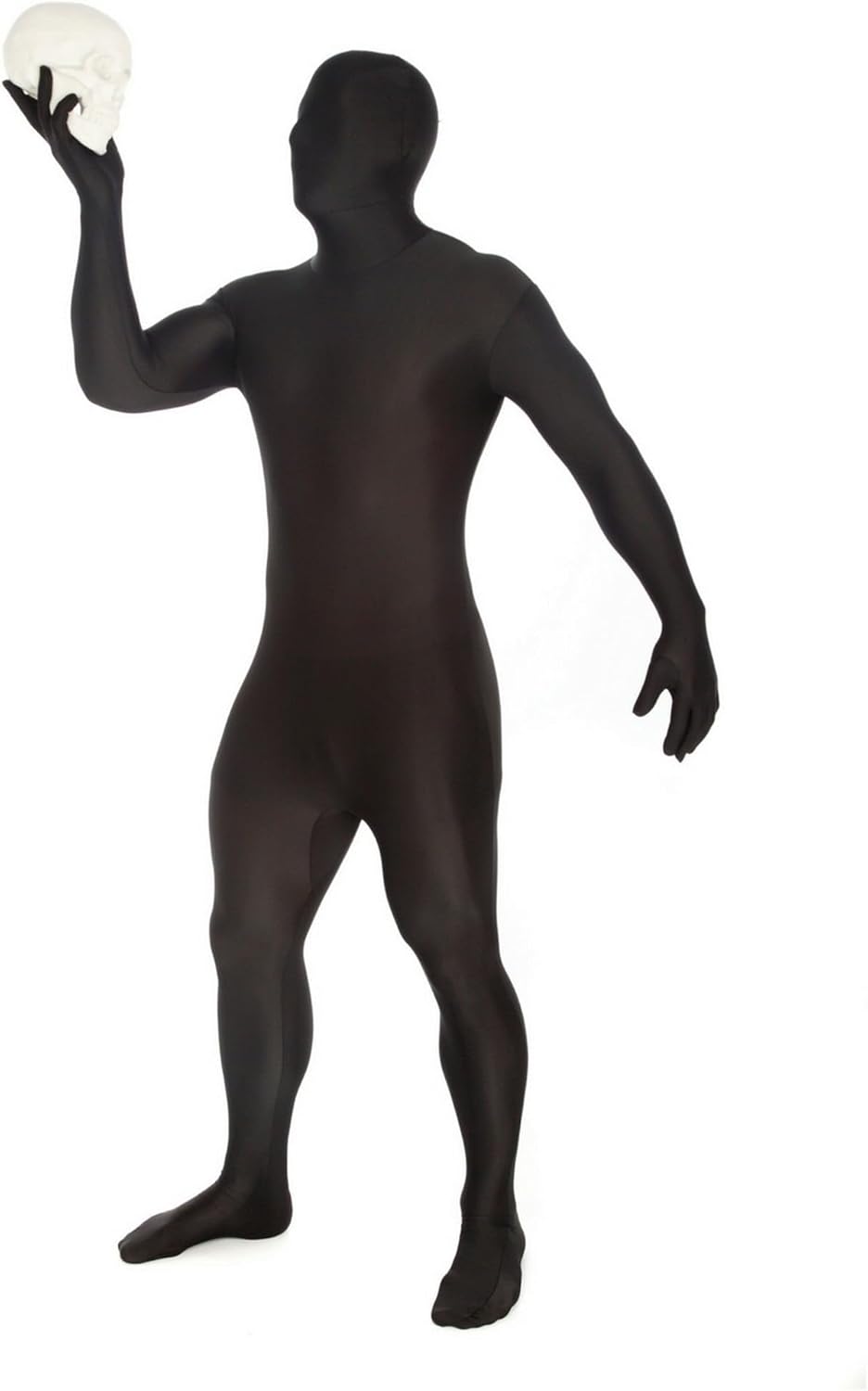 Morphsuits Herren Farbe Costume Body Suit, Schwarz, M, Schwarz