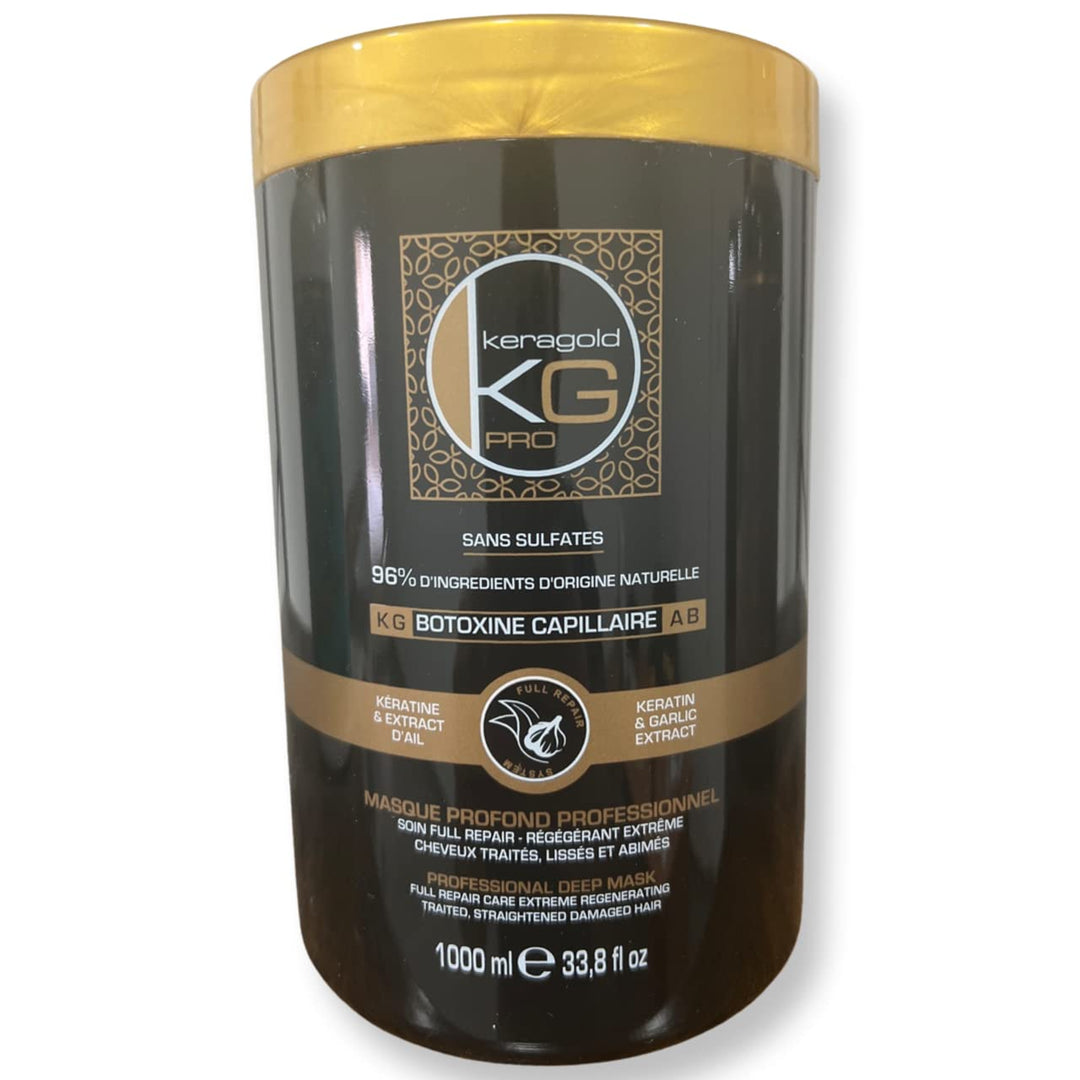 Keragold Pro – Kapillarbotoxin – ohne Sulfate – 96% natürliche Inhaltsstoffe – 1000 ml (AB Keratin &