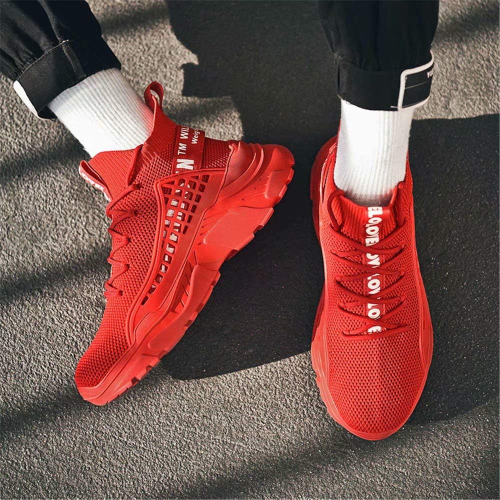 FUSHITON Herren Turnschuhe atmungsaktive Sportschuhe Leichte Freizeitschuhe lässig Strassenlaufschuh