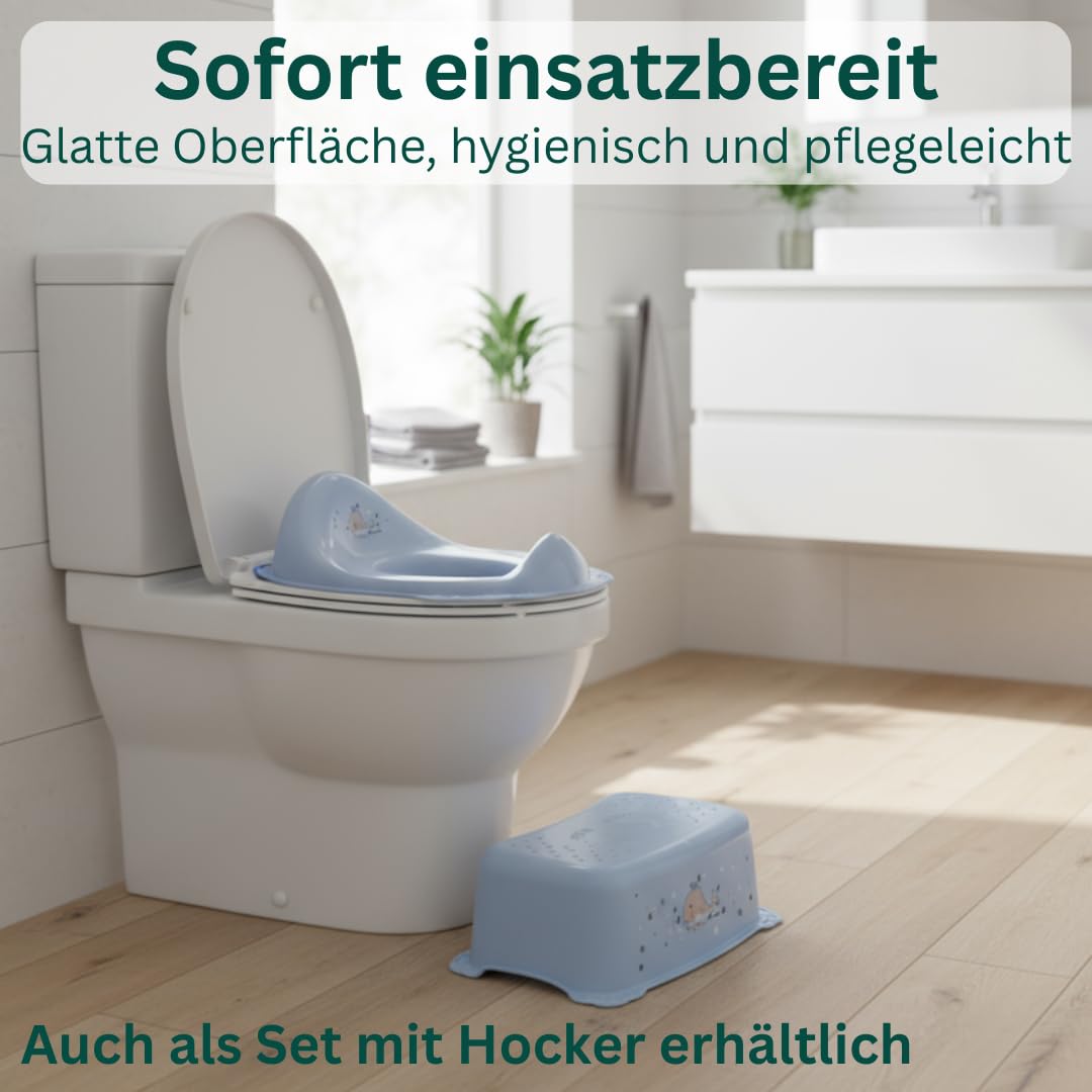 Toilettensitz Kinder Klositz Aufsatz rutschsicher ergonomisch Einhorn pink - Toilettenaufsatz Kinder