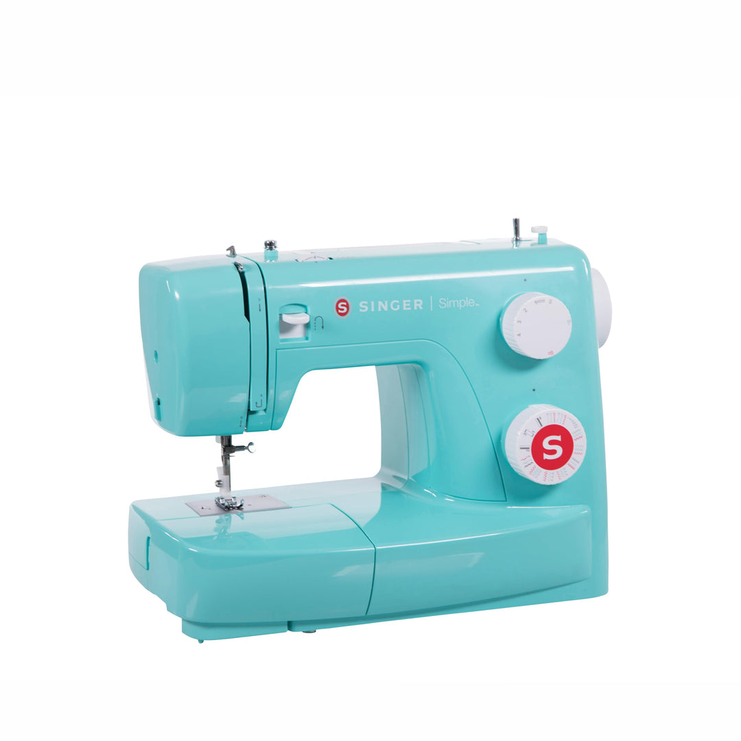 Singer 3232 Nähmaschine mit Tragetasche Kunststoff Lila 45 x 22 x 35 cm Maschine + handgenähte Trage