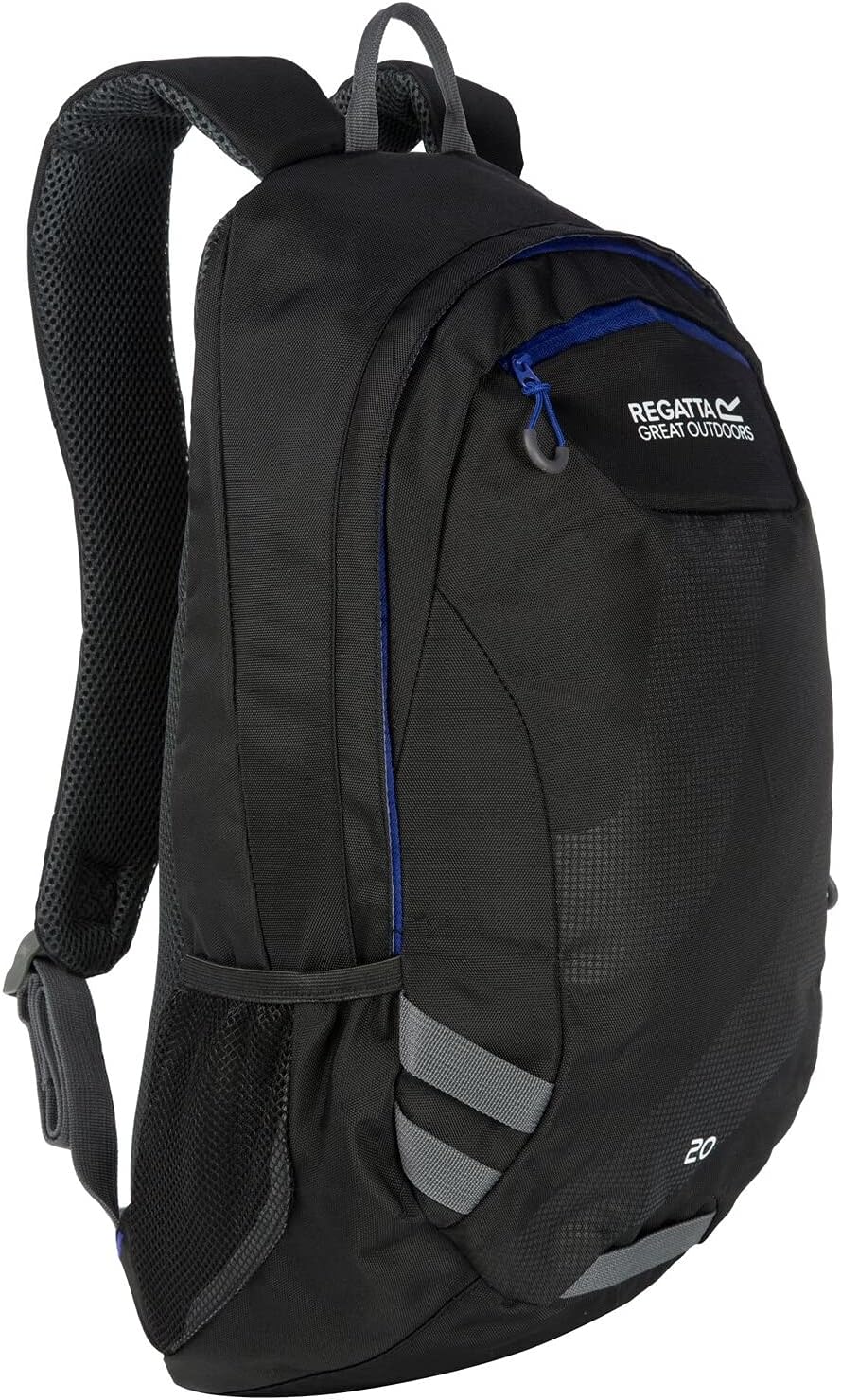 Regatta Herren Brize Ii Robuster Gepolsterter Rucksack Rucksack 20 Lang Marl Grey/Ebony, 20 Lang Mar