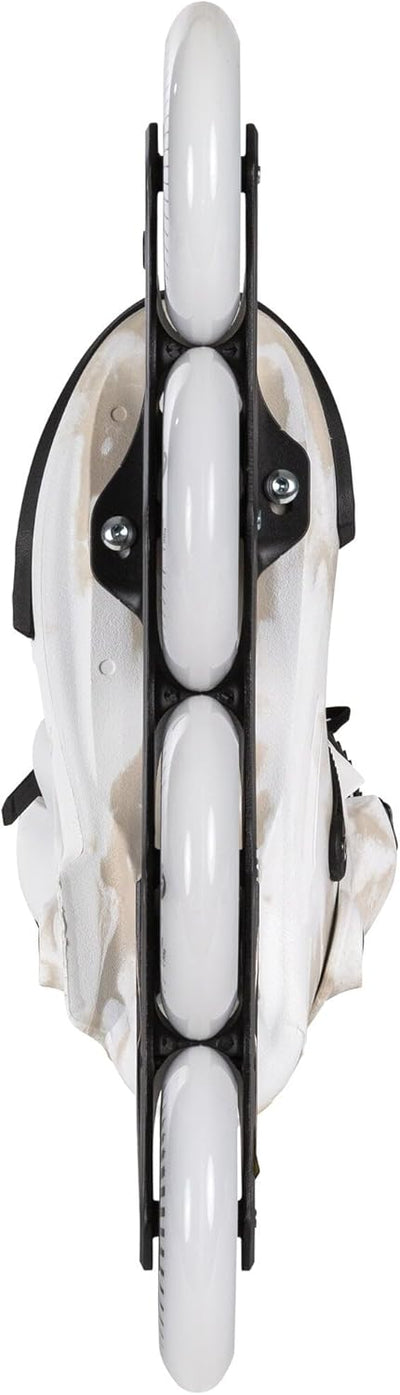 Powerslide Inline Skate Next Marble White 110, für Urban und Fitness, für Damen und Herren