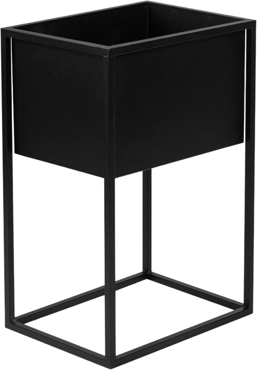 Pflanzenständer Petto - 40x30x60cm - Farbe Schwarz - für Zimmerblumen - Metallregal - Dekorativer Ti