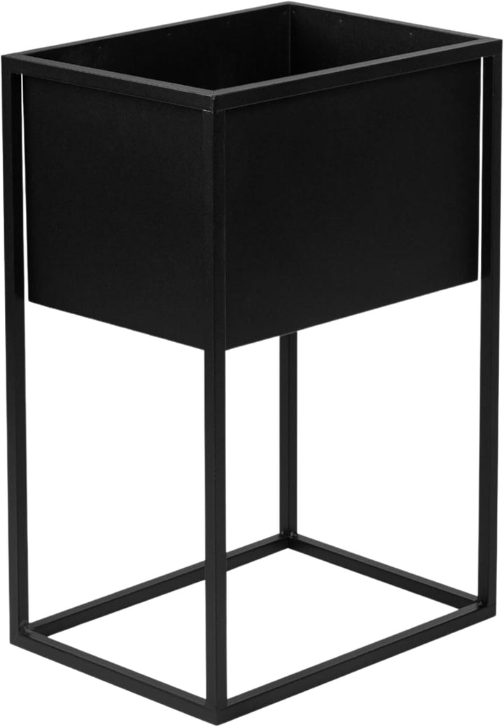 Pflanzenständer Petto - 40x30x60cm - Farbe Schwarz - für Zimmerblumen - Metallregal - Dekorativer Ti
