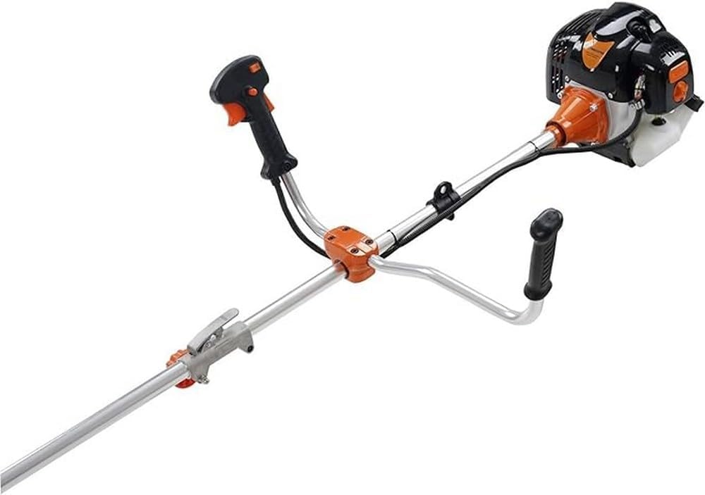 TIMBERPRO 2 in 1 Motorsense 52 ccm Motorsense, Rasenmäher mit Spule + 3 Klingen Einzigartig, Einziga