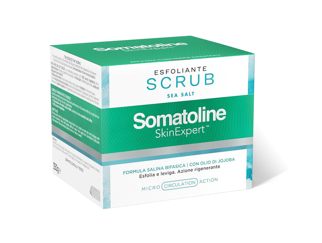 Somatoline SkinExpert Peeling Sea Salz, regenerierendes Peeling, mit Vollsalz, 350 g