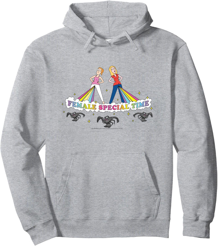 Rick and Morty Female Special Time Pullover Hoodie