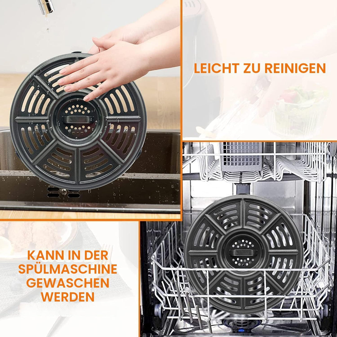 Air Fryer Crisper Platte für Ninja AF100-AF150 und Druck, Luftfritteuse Grillpfanne für Ninja FD302