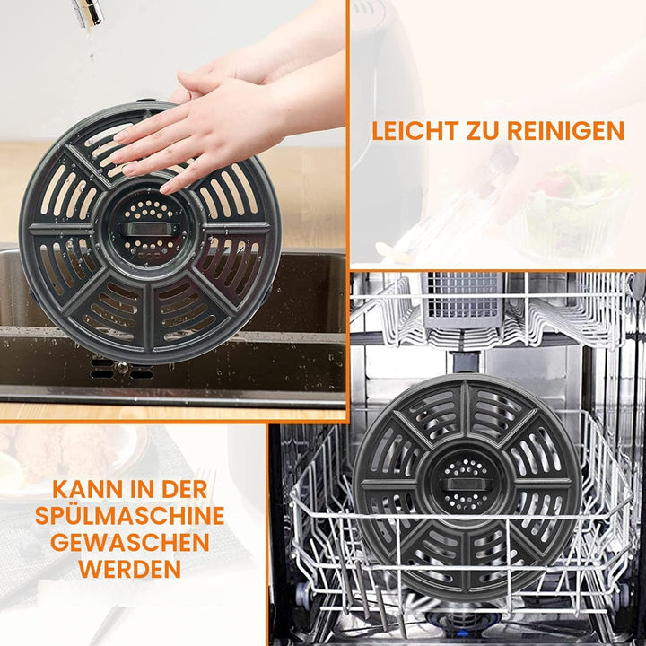 Air Fryer Crisper Platte für Ninja AF100-AF150 und Druck, Luftfritteuse Grillpfanne für Ninja FD302
