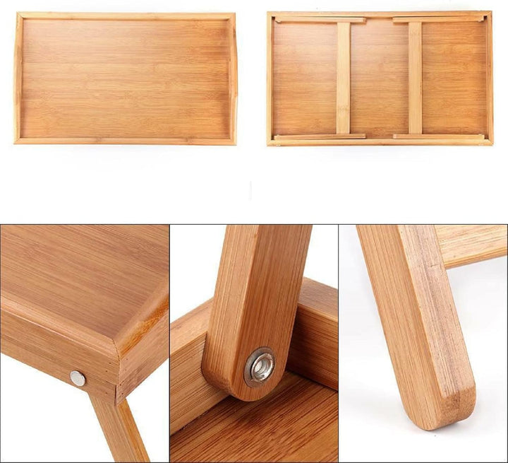FrüHstüCkstablett FrüHstüCkstisch Mit Tischbeine Klappbar Tablett Bett Auch Als Lapdesk Notebook Bet
