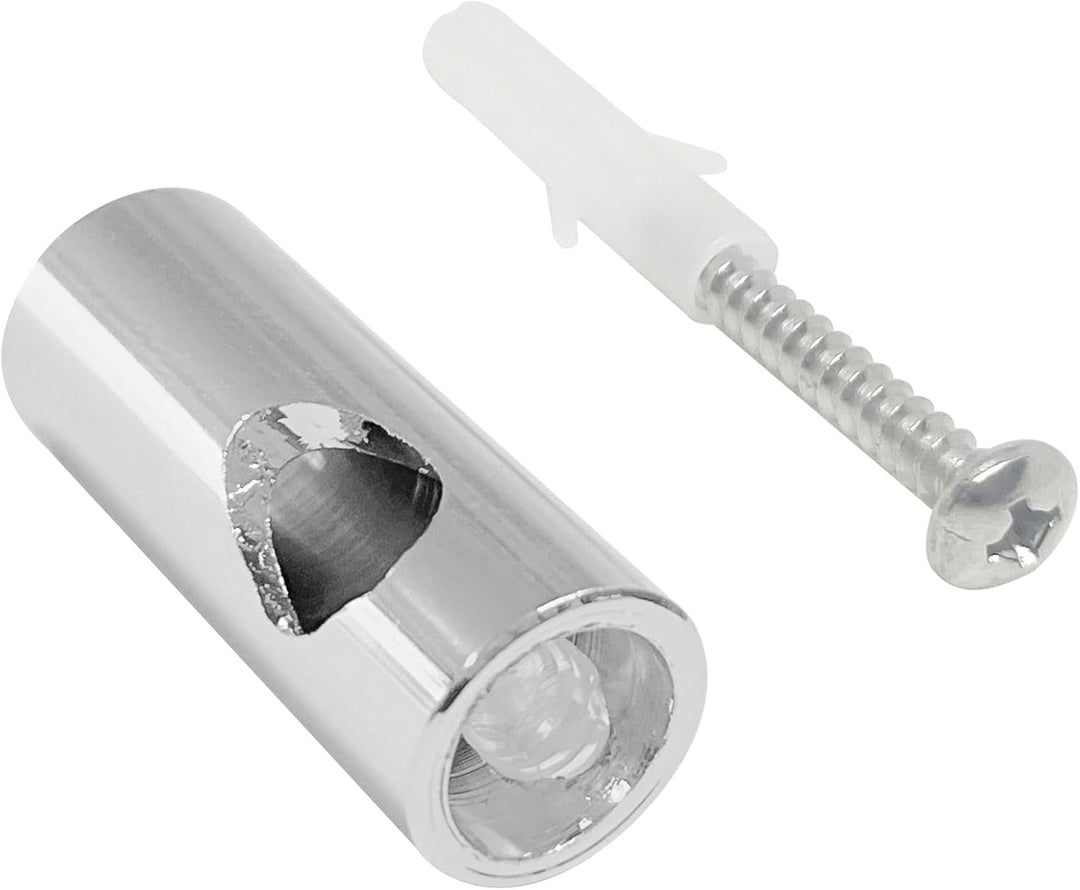 smartect Aluminium Wand- und Deckenpins zum Fixieren von Textilkabeln [4 Stück, Metall] Deckenbefest