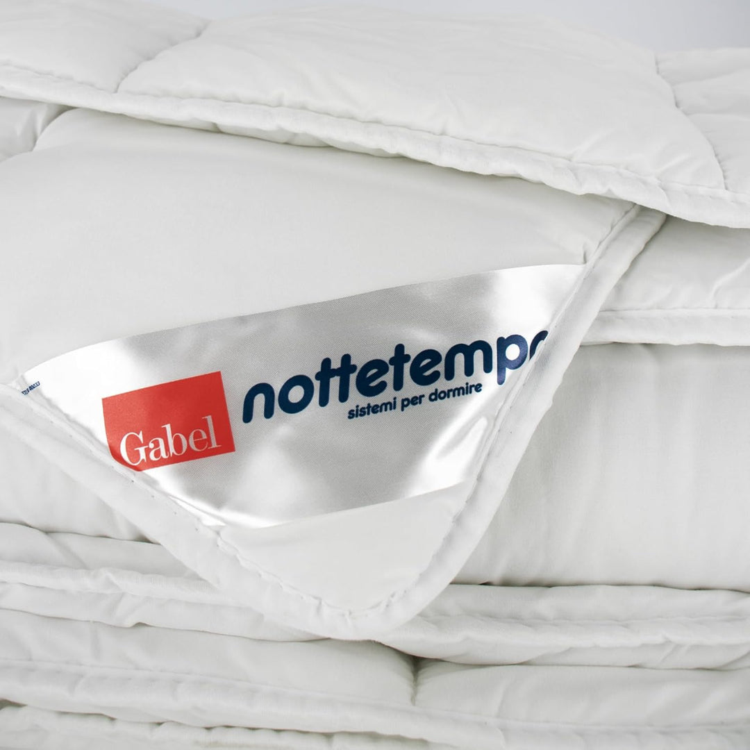 Gabel nottetempo Daunenjacke Mikrofaser Warme Mikrofaser (1.5cm) 205x155x1.5 cm Bianco 205x155x1.5 c