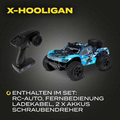 Overmax X-Hooligan Grosses Schnelles Ferngesteuertes Auto, Massstab 1:10, Geschwindigkeit 50 km/h Re