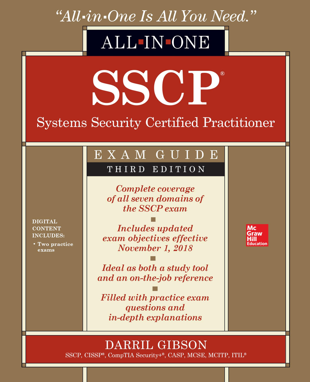 SSCP Systems Security Certified Practitioner All-in-One Exam Guide, Third Edition, Taschenbuch