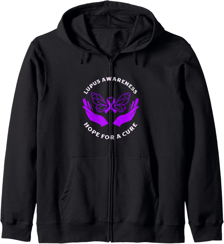 Lupus Awareness Month Hoffnung auf Heilung Autoimmunkrankhei Kapuzenjacke