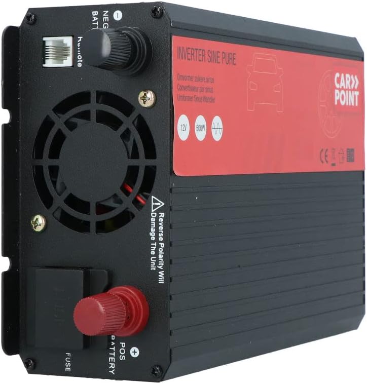 Carpoint Reiner Sinus Spannungswandler 12V>230V 500W, 500W