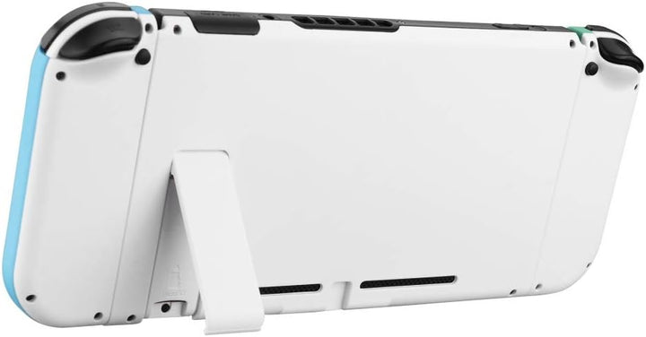 eXtremeRate Hülle Case für Nintendo Switch Joycon/Konsole, Rückgehäuse&Kickstand für Switch Console,