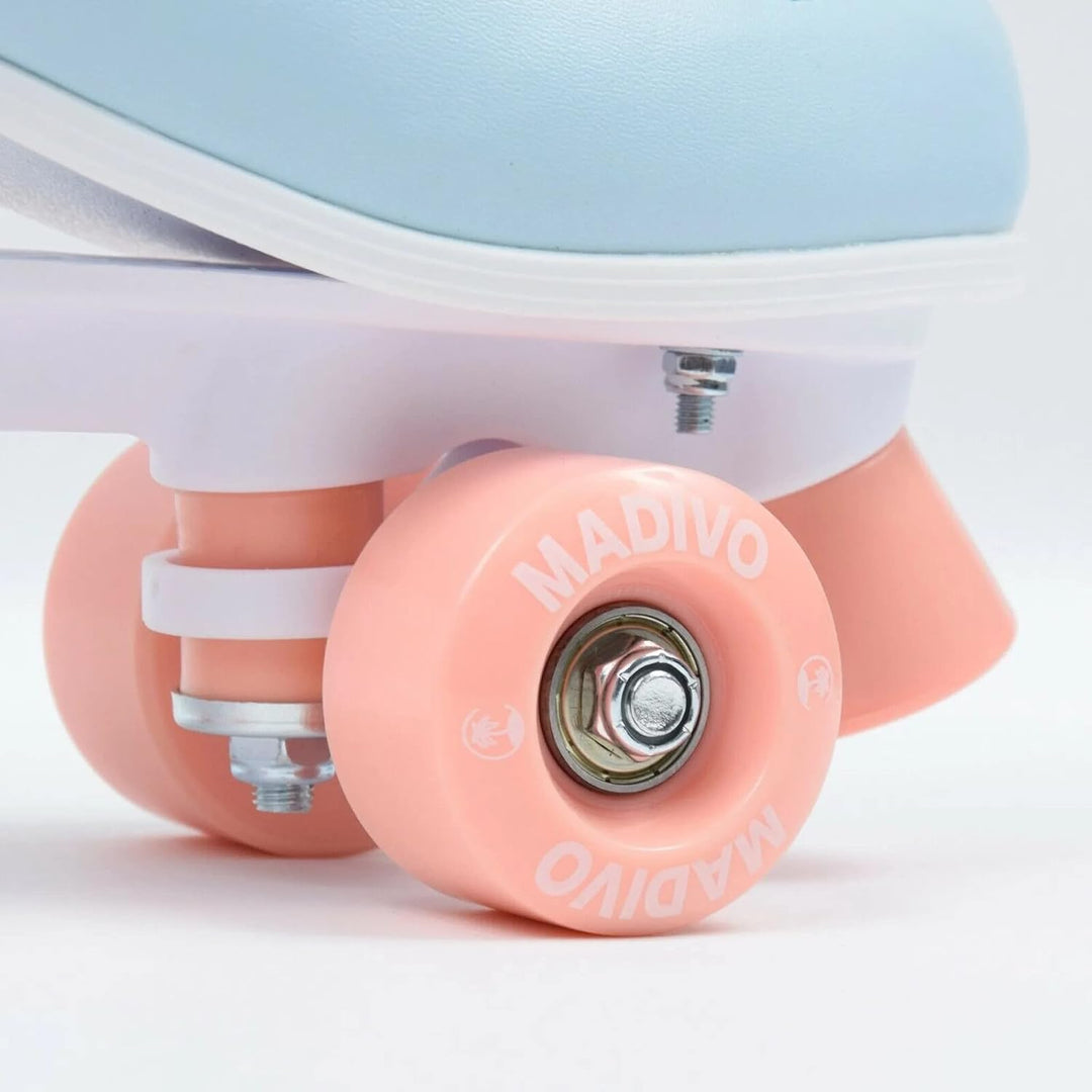 MADIVO Pastel Damen Klassische Retro Rollschuhe | ABEC-7 Kugellager | Mädchen Roller Skates Inliner