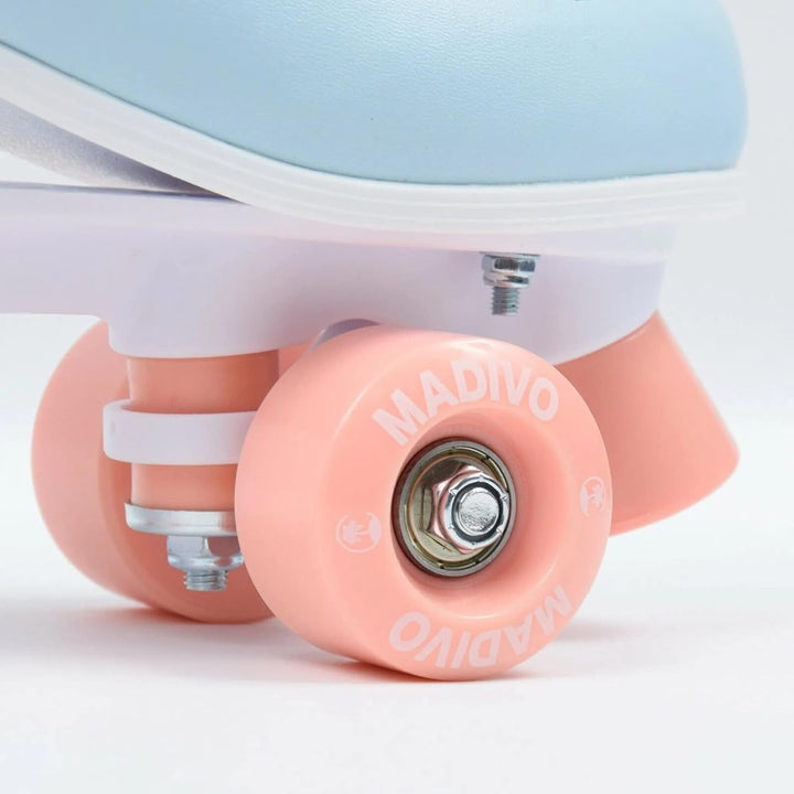 MADIVO Pastel Damen Klassische Retro Rollschuhe | ABEC-7 Kugellager | Mädchen Roller Skates Inliner