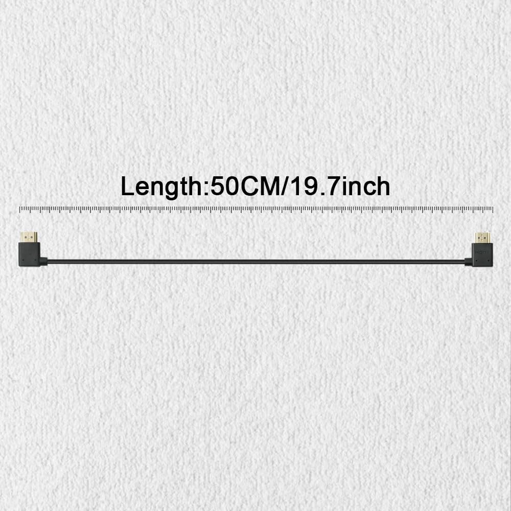 Alvin's Cables Z Cam E2 L-förmiges HDMI-Kabel links nach rechts Winkel High Speed HDMI-Kabel für Ato