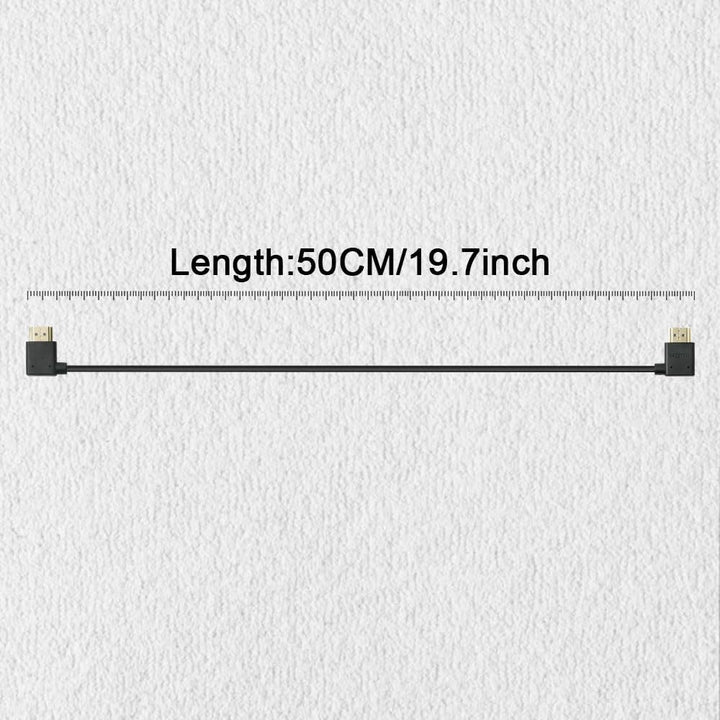 Alvin's Cables Z Cam E2 L-förmiges HDMI-Kabel links nach rechts Winkel High Speed HDMI-Kabel für Ato