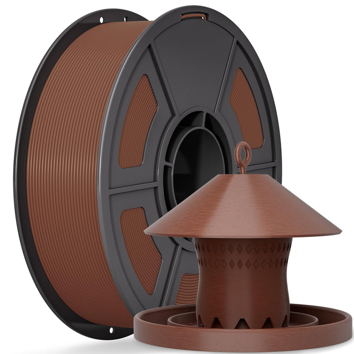 IEMAI ASA Filament 1.75mm 1Kg, 3D Drucker Filament ASA Braun, UV-beständig, Hitzebeständig, Massgena