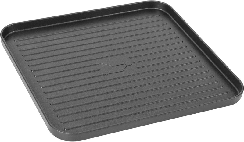 BRUNNER 0708029N Devil Plancha Ribbed, Grillplatte für Teufel-Gasöfen, antihaftbeschichtete Oberfläc