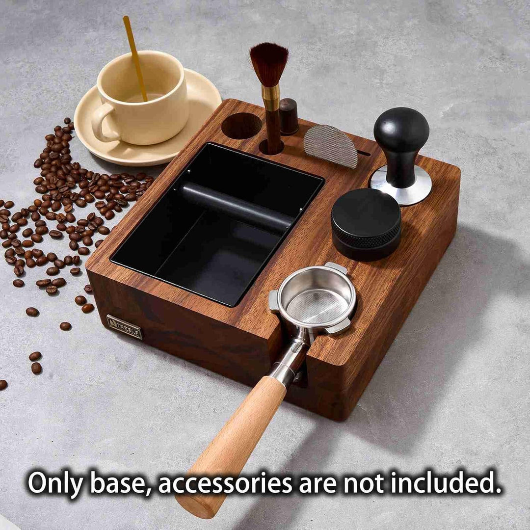 Buachois Kaffee Tamping Station 51/54 mm Klopfbox Tamperstation, Espresso Tampingstation Aufbewahrun