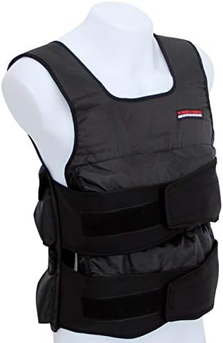 TrainHard 5 kg / 10 kg / 15 kg Verstellbare Gewichtsweste, Trainingsweste für Krafttraining, Laufen,