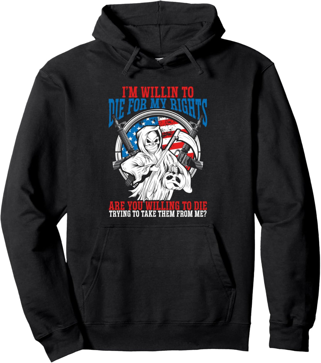 Bereit, für meine Rechte zu sterben Sind Sie bereit zu Pullover Hoodie