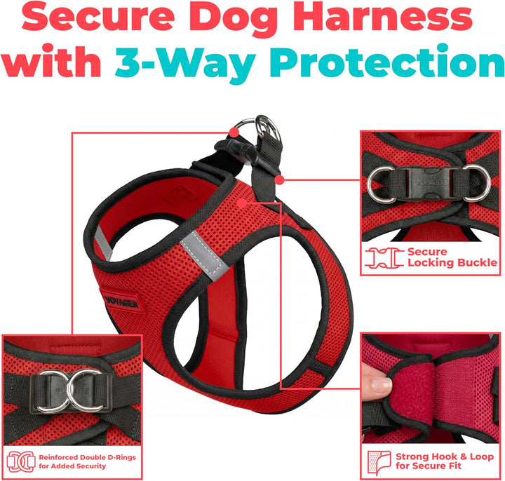 Best Pet Supplies Voyager Step-In Air-Hundegeschirr – Allwetter-Mesh-Weste für kleine und mittelgros