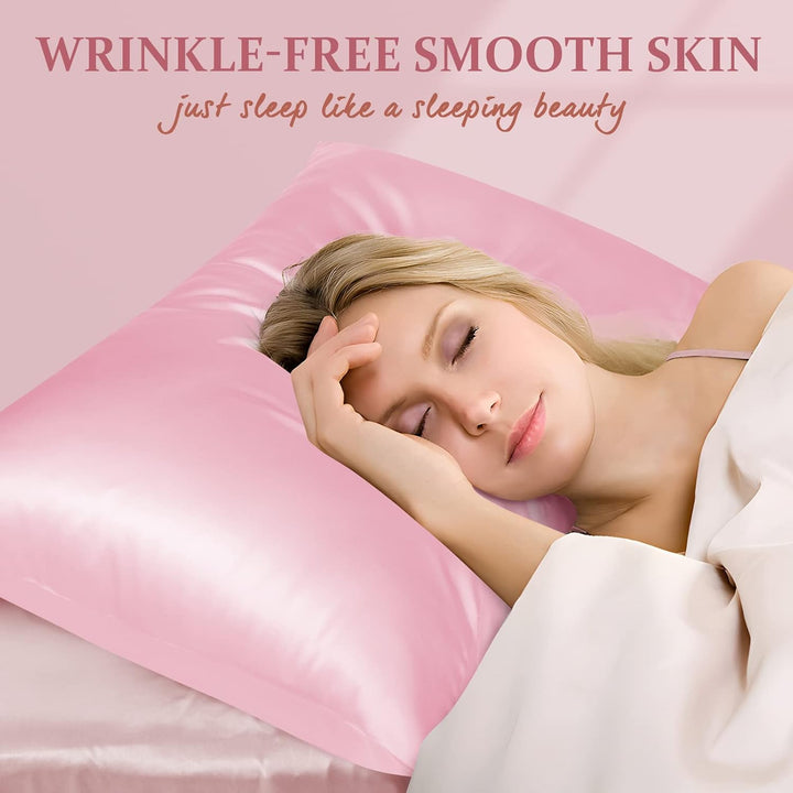 LULUSILK Kissenbezug für Haare und Haut, 100 % reine Seide, 16 Momme mit verdecktem Reissverschluss,