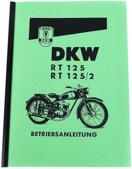 Betriebsanleitung für DKW RT 125, 125/2