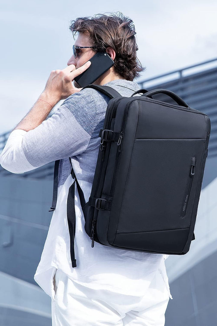 MARK RYDEN Erweiterbarer 26L-38L Rucksack,Business Herren, Laptop-Tasche 17 Zoll,Hydrophobe Stoffe,